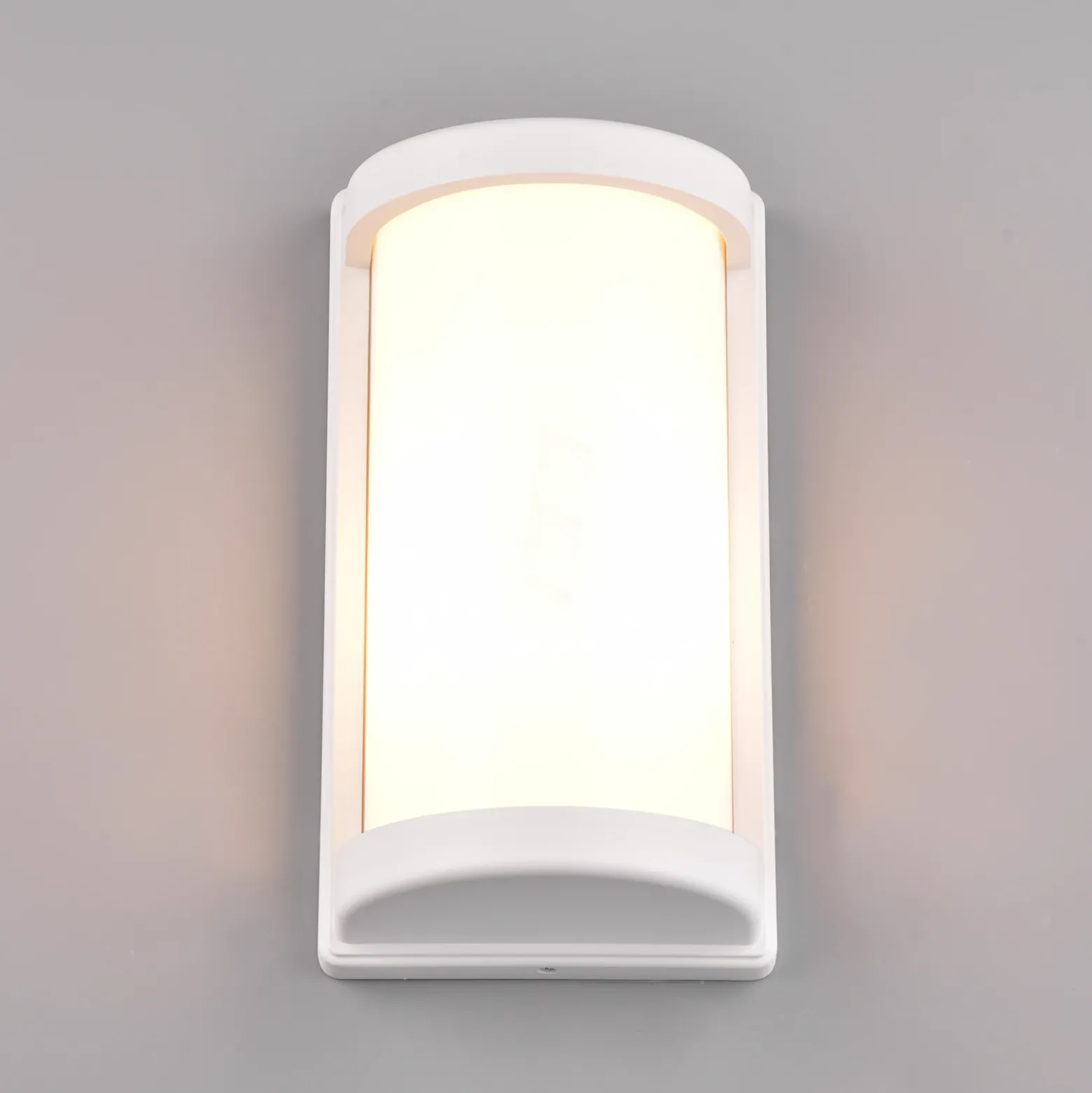 Aplique de exterior Puelo aluminio fundido, blanco