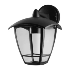 Aplique de exterior SEGULA Antique down, negro, aluminio, E27