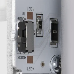 Aplique de exterior SLV Pema LED, CCT, negro