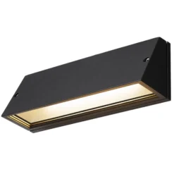 Aplique de exterior SLV Pema LED, CCT, negro