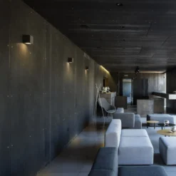 Aplique de exterior SLV Sitra Cube, antracita