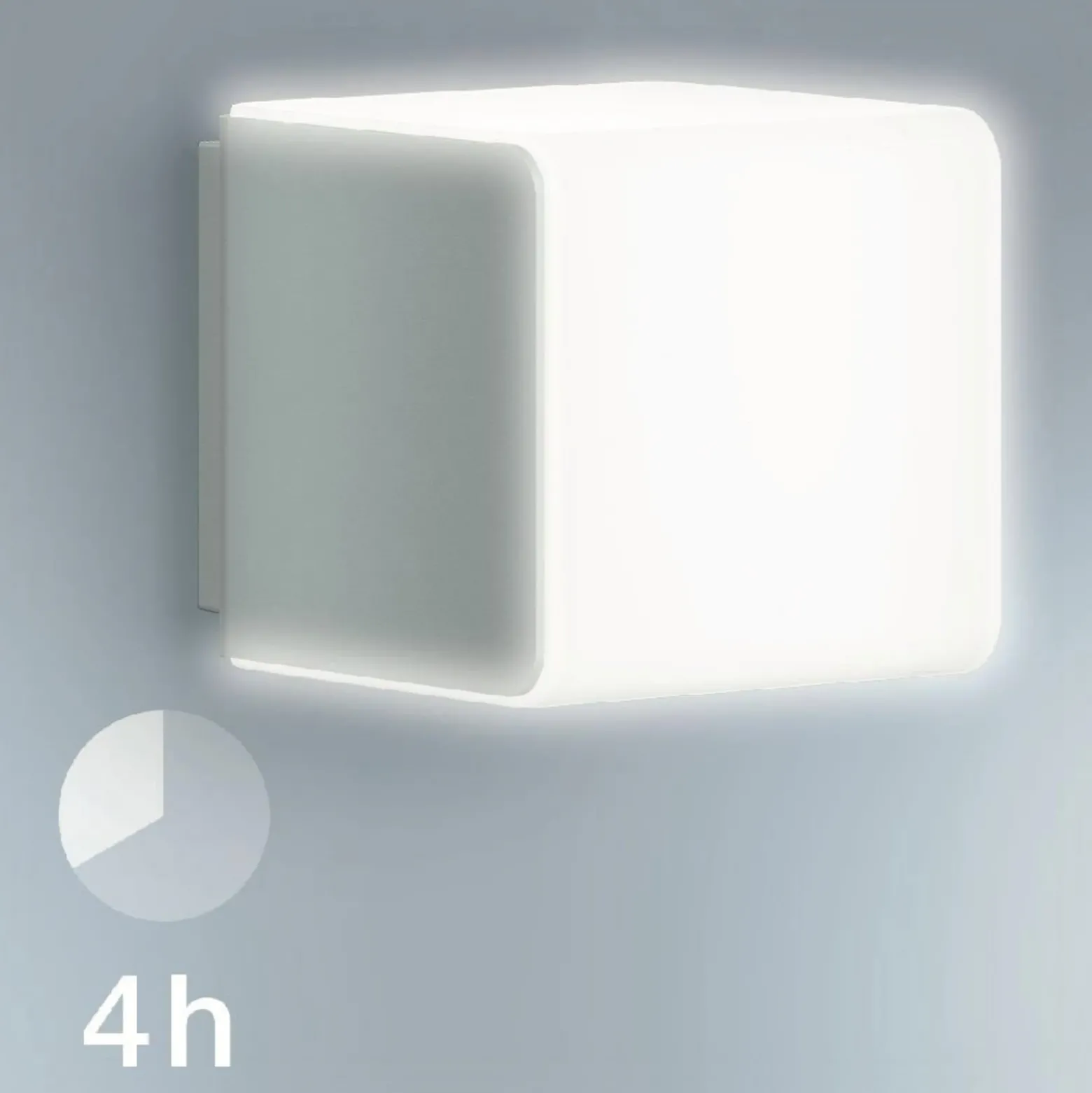 Aplique de exterior STEINEL L 830 SC Sensor, plata