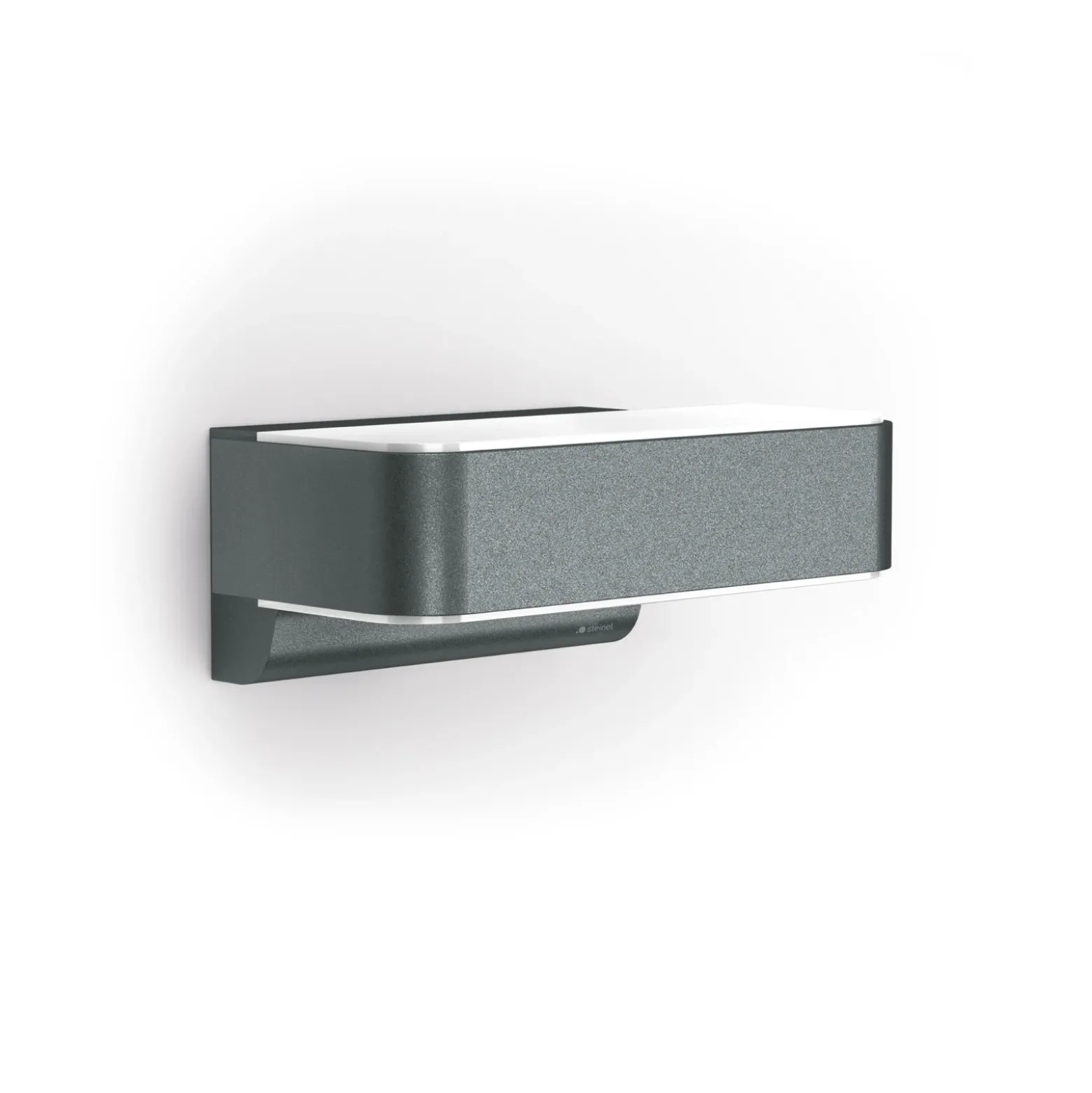 Aplique de exterior STEINEL Smart L 810 C, color antracita, con iluminación