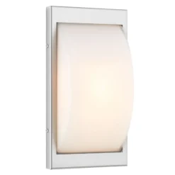 Aplique de exterior tipo 068, acero inoxidable, 33 cm de altura, E27