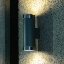 Aplique de exterior 400157 up/down de acero inoxidable