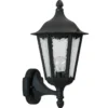 Aplique de exterior 1818 vertical, negro