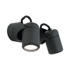 Aplique de exterior Vision, giratorio, 2 luces