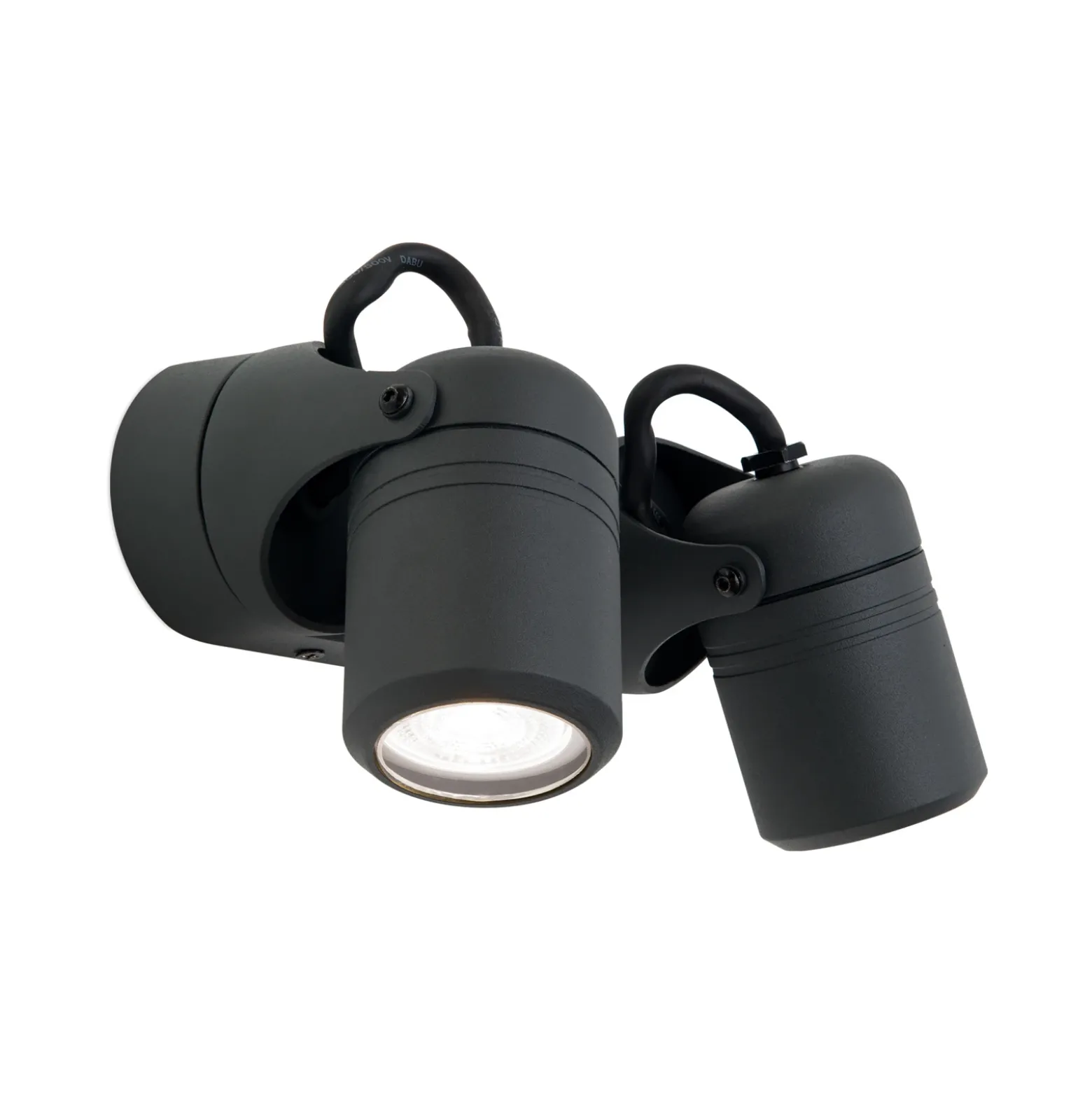 Aplique de exterior Vision, giratorio, 2 luces