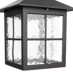 Aplique de exterior Winchester BL18, con farol inferior, IP43