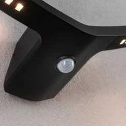 Aplique de pared con sensor inteligente Alara de Paulmann, CCT, antracita IP44