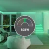 Aplique de pared con sensor inteligente Alara de Paulmann, RGBW antracita IP44