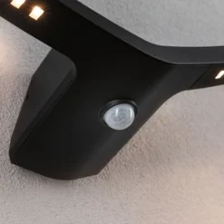 Aplique de pared con sensor inteligente Alara de Paulmann, RGBW antracita IP44