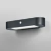 Aplique de pared con sensor LED OSRAM ENDURA STYLE SOLAR OVAL 34 cm 840