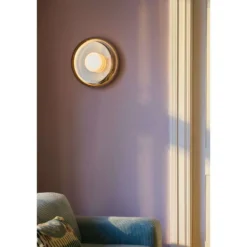 Aplique de pared Endless de DESIGN BY US, cromado, IP54, cristal espejado