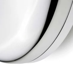 Aplique de pared Endless de DESIGN BY US, cromado, IP54, cristal espejado