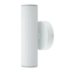 Aplique de pared Hubble de Globen Lighting, blanco, altura 21 cm, IP44