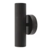 Aplique de pared Hubble de Globen Lighting, negro, altura 21 cm, IP44