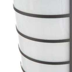 Aplique de pared LED Aqua Marco acero inoxidable antracita rejilla sensor