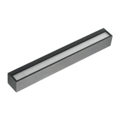 Aplique de pared LED Arcchio Lengo, 50 cm, 2 luces, antracita, CCT
