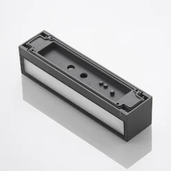Aplique de pared LED Arcchio Lengo, 25 cm, 2 luces, antracita, CCT