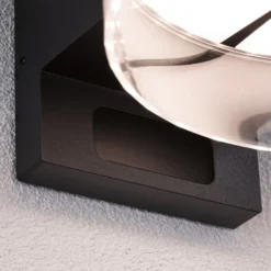 Aplique de pared LED Capera de Paulmann, antracita, CCT, IP44