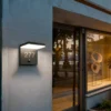 Aplique de pared LED CMD 9055 para número de casa, color antracita, con sensor