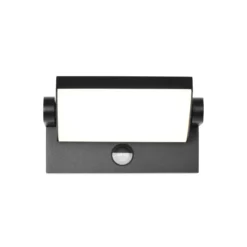 Aplique de pared LED CMD 9081, sensor, antracita, 21 cm, CCT, IP54