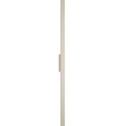 Aplique de pared LED Demi L, arena, aluminio, altura 144 cm, IP54
