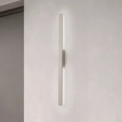 Aplique de pared LED Demi M, arena, aluminio, altura 100 cm, IP54