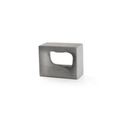 Aplique de pared LED Glint, 2700K, 15 cm, gris, hormigón, IP55