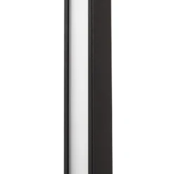 Aplique de pared LED Lindby Neano, 80 cm, negro, metal, IP54