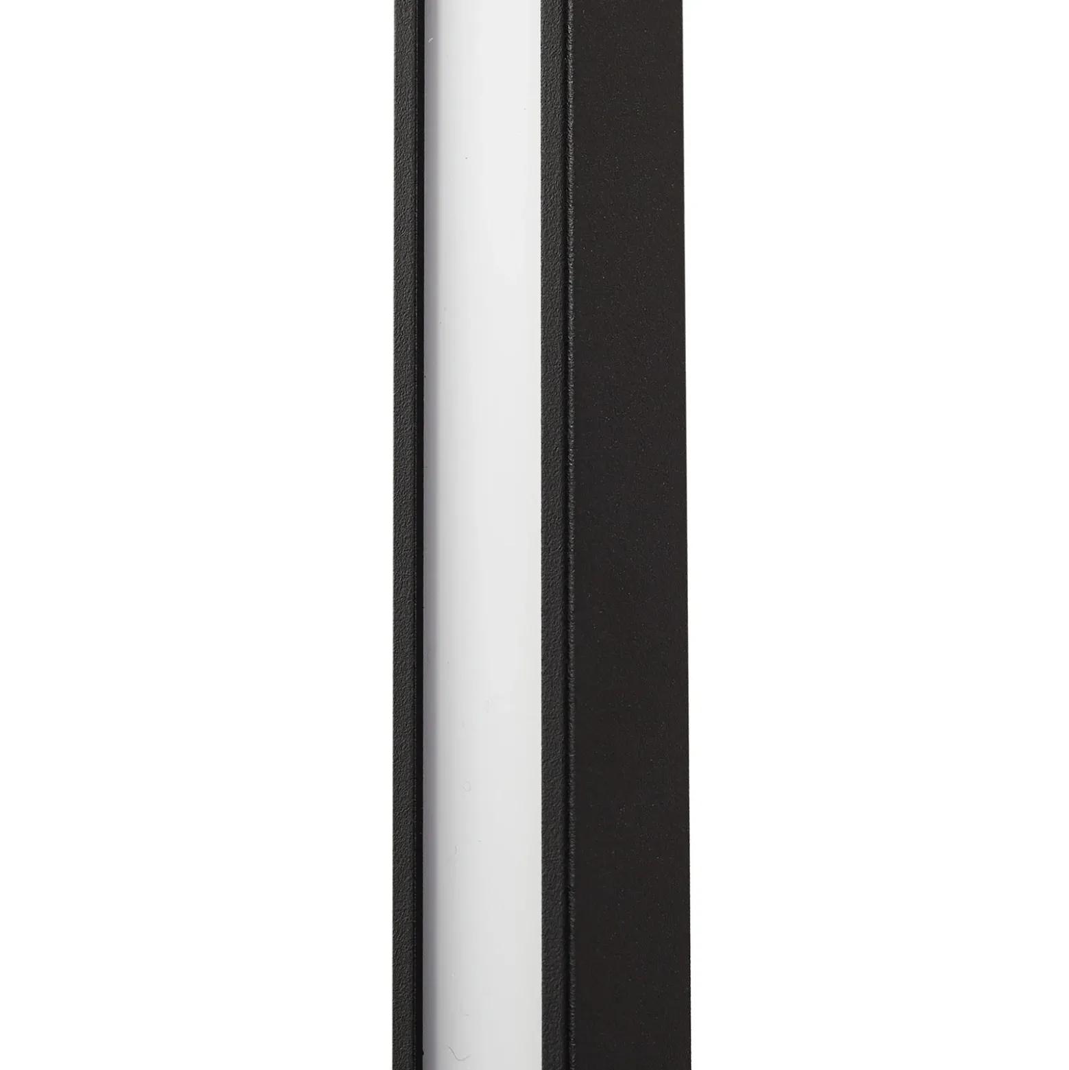 Aplique de pared LED Lindby Neano, 90 cm, negro, metal, IP54