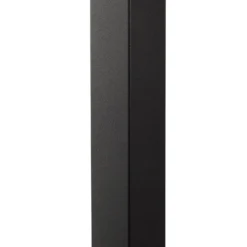 Aplique de pared LED Lindby Neano, 120 cm, negro, metal, IP54
