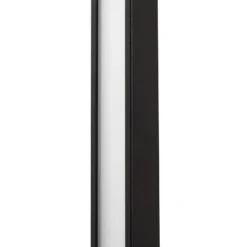 Aplique de pared LED Lindby Neano, 120 cm, negro, metal, IP54