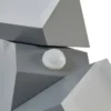Aplique de pared LED Lindby «Sally», 22 cm, gris, IP54, con sensor