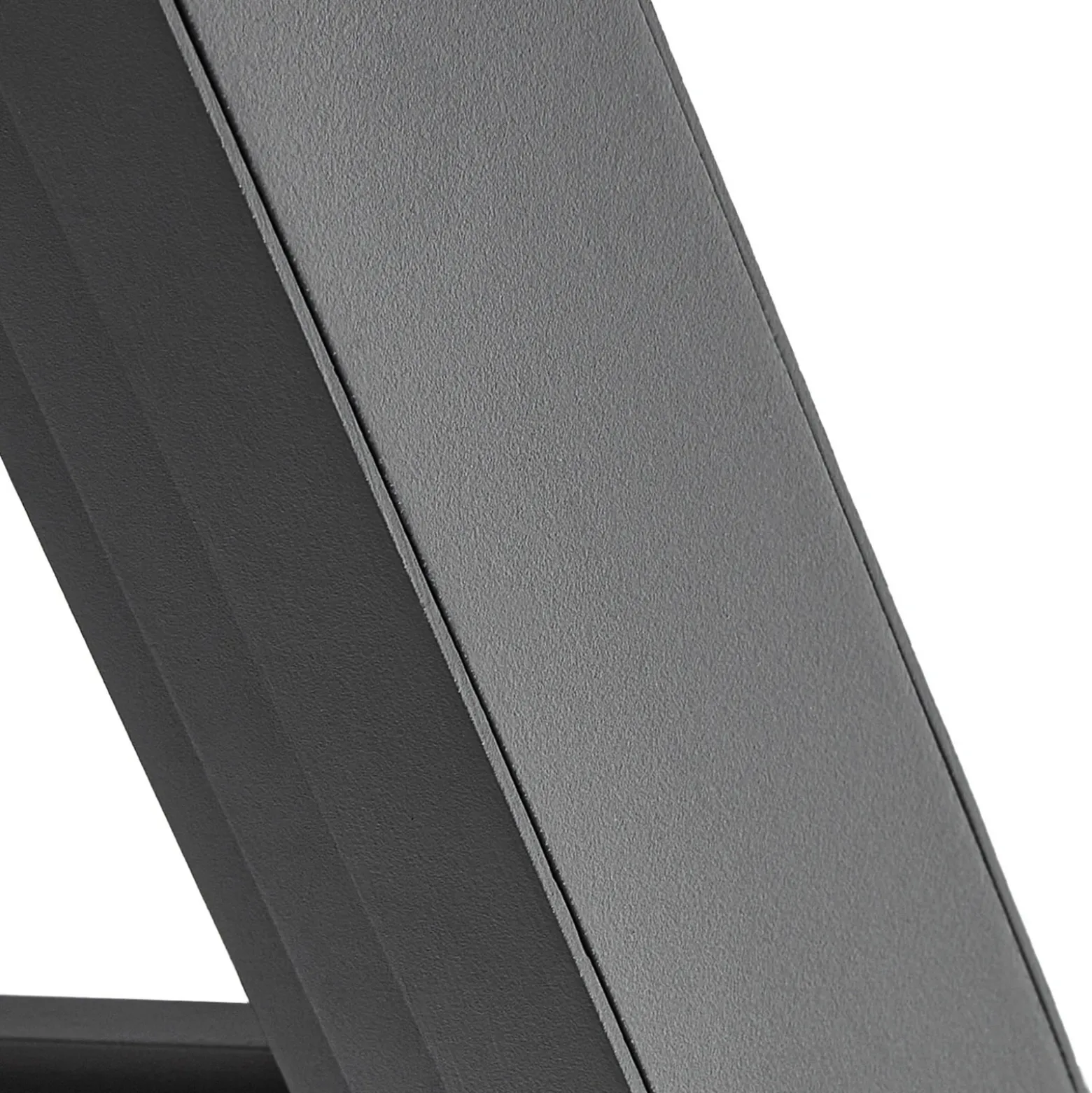 Aplique de pared LED Lucande Ashkan, antracita, IP65
