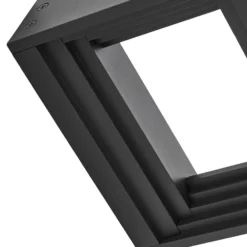 Aplique de pared LED Lucande Ashkan, antracita, IP65