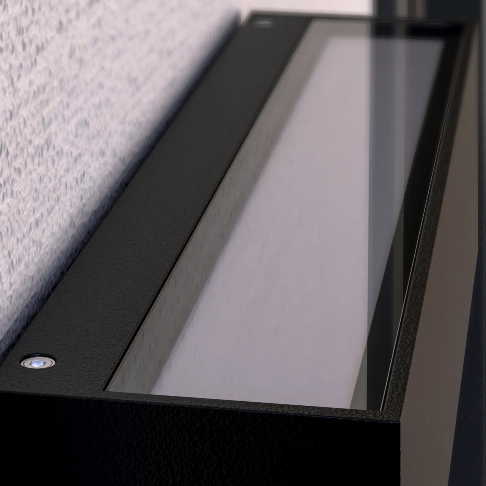 Aplique de pared LED Lucande Lengo, 25 cm, antracita, arriba/abajo, 3000 K