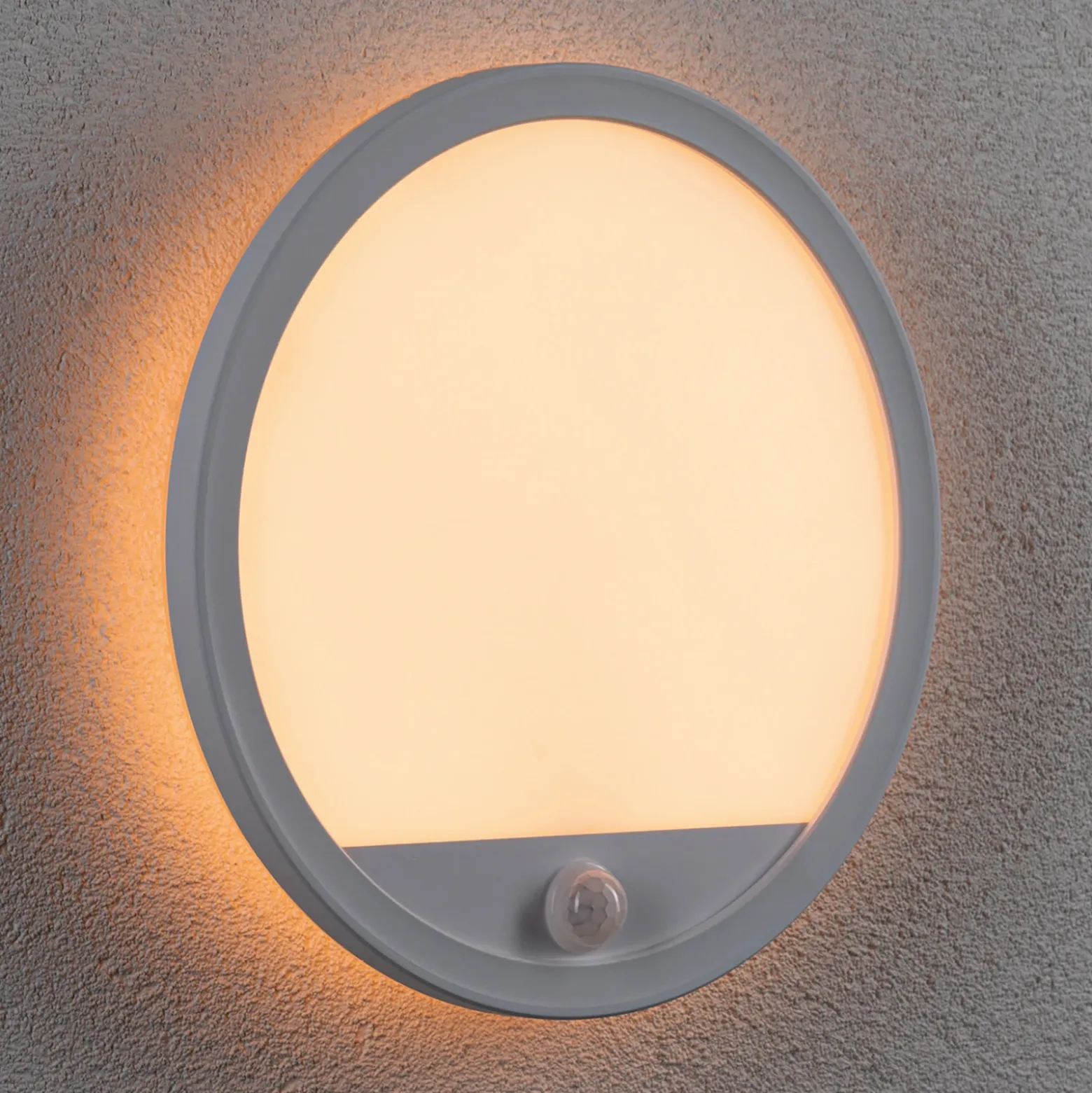 Aplique de pared LED Paulmann «Lamina», blanco, Ø 28 cm, CCT, IP44