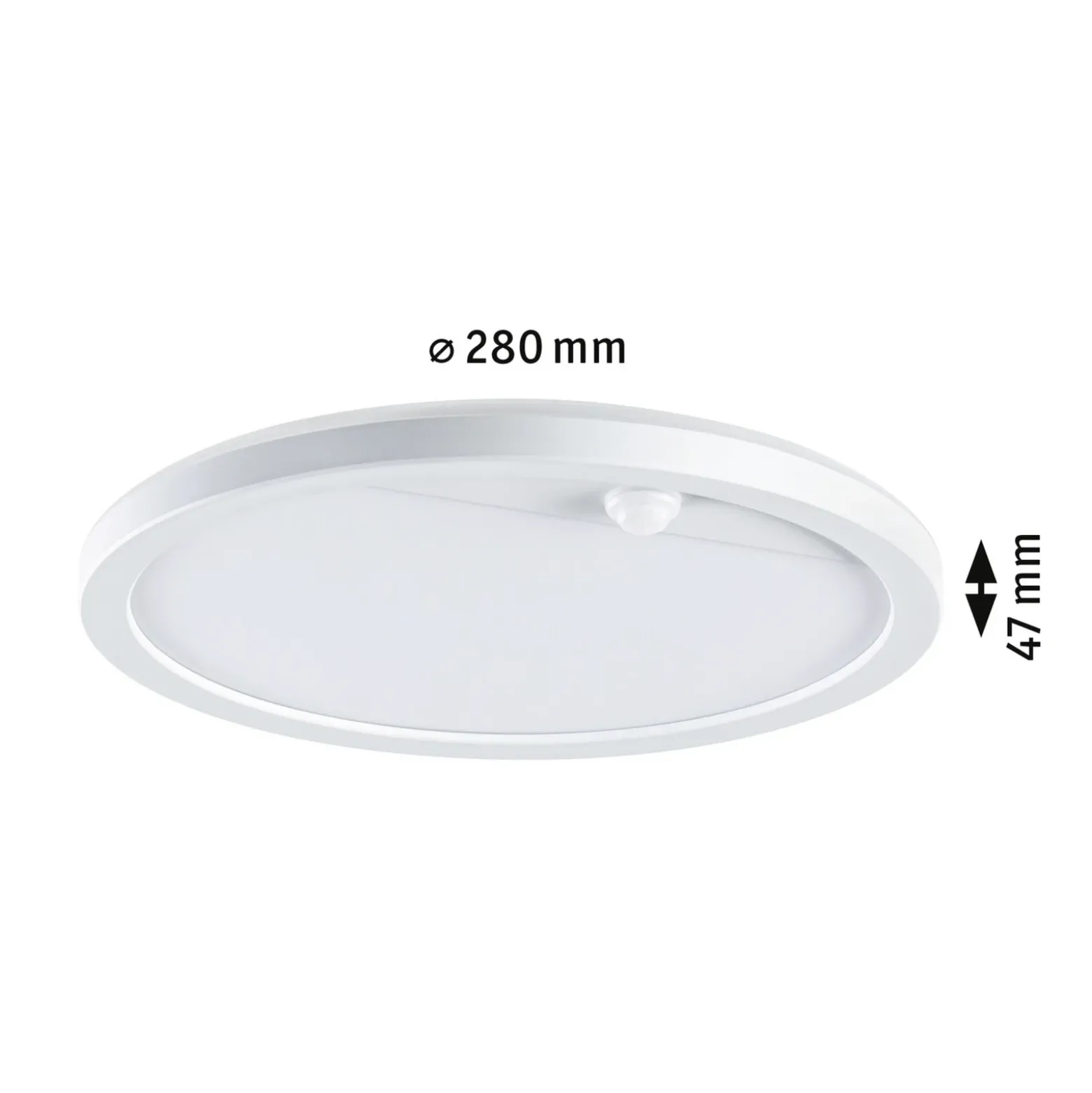 Aplique de pared LED Paulmann «Lamina», blanco, Ø 28 cm, CCT, IP44