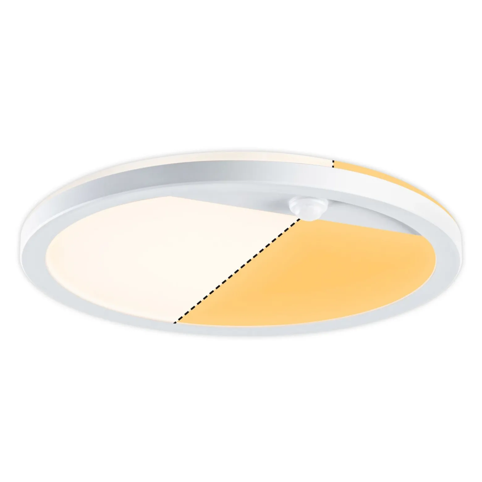 Aplique de pared LED Paulmann «Lamina», blanco, Ø 28 cm, CCT, IP44