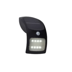 Aplique de pared LED solar 67420BK-PIR, detector de movimiento