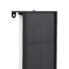 Aplique de pared LED solar Lindby Laarni, atenuable, IP54, negro