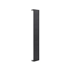 Aplique de pared LED solar Lindby Laarni, atenuable, IP54, negro