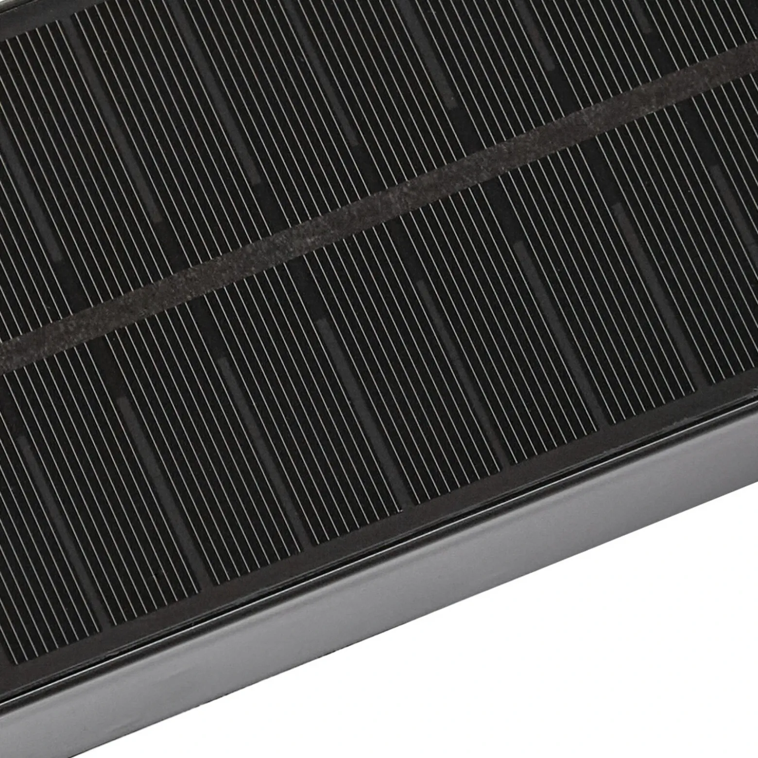 Aplique de pared LED solar Prios Aurino, negra, sensor, IP44
