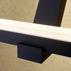Aplique de pared LED Square de Lucande, antracita, metal, IP65