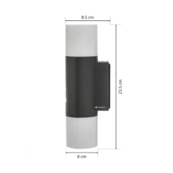 Aplique de pared LED STEINEL L 910 S, color antracita