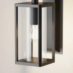 Aplique de pared Maytoni Cell, grafito, aluminio, altura 20 cm, IP65