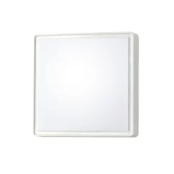 Aplique de pared Oban, 24 cm x 24 cm, 1 x E27, blanco, IP65