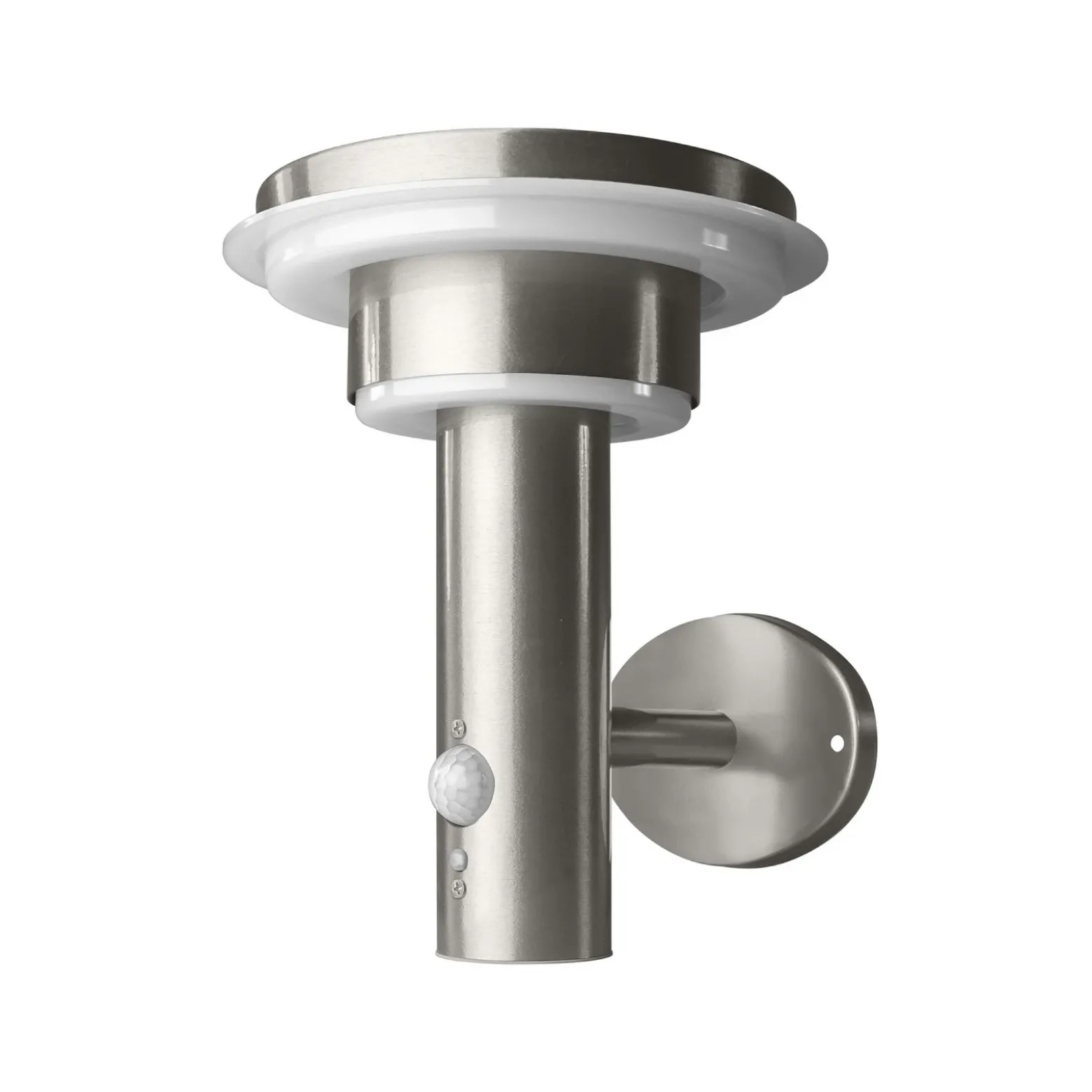 Aplique de pared OSRAM ENDURA STYLE SOLAR DOUBLE CIRCLE acero inoxidable